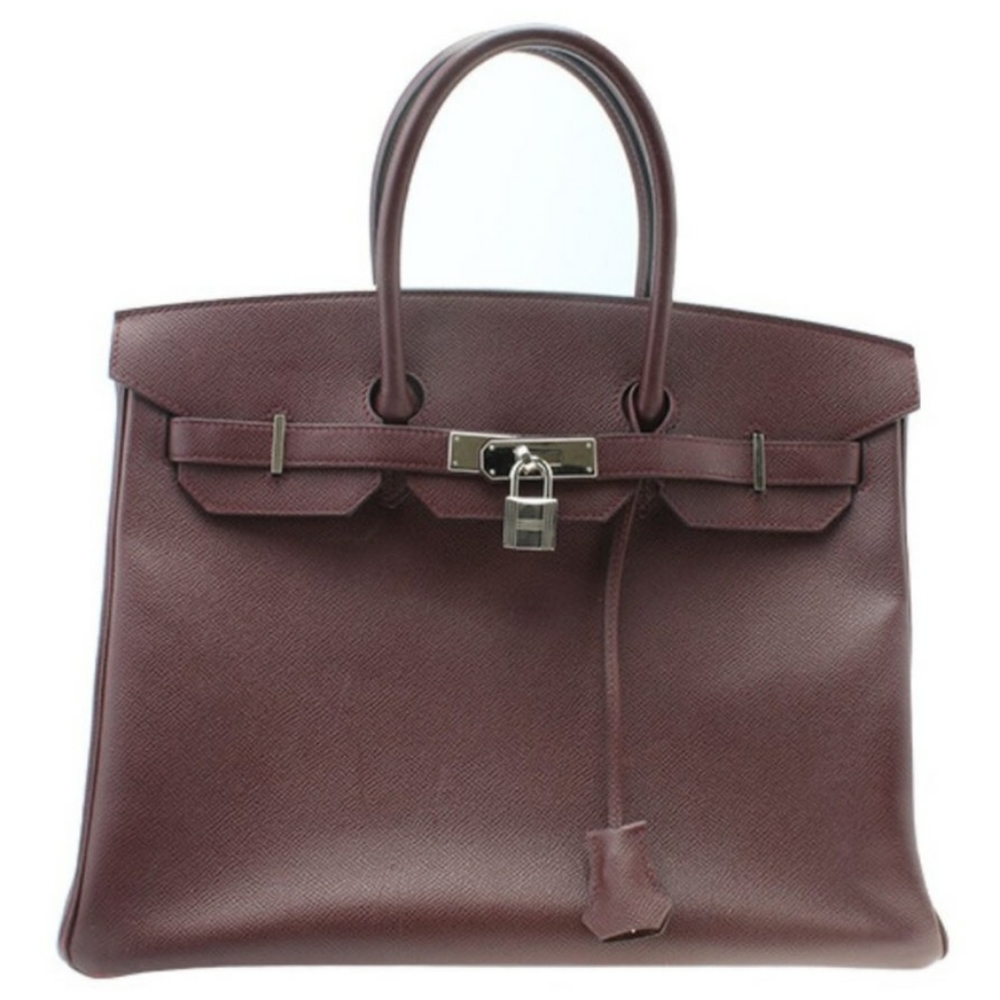 Hermes Birkin35 Ebene Evergrain Satchel 160791